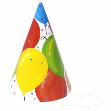 Feesthoedjes ballonnen stuks