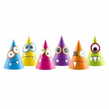 X diy feesthoedjes monsters