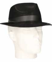 Al capone hoed zwart volwassenen