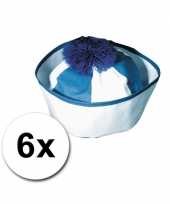 Blauwe matrozen petjes