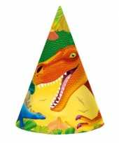 Dinosaurus feesthoedjes stuks 10099712