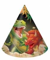 Dinosaurus feesthoedjes stuks 10126518