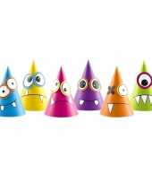 X diy feesthoedjes monsters